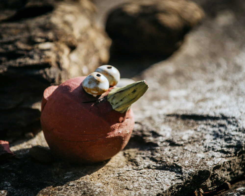 Dekoration in Form einer Vogelfigur
